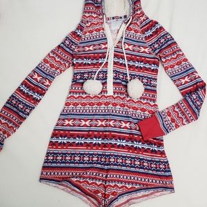 Abercrombie & Fitch Hooded Romper